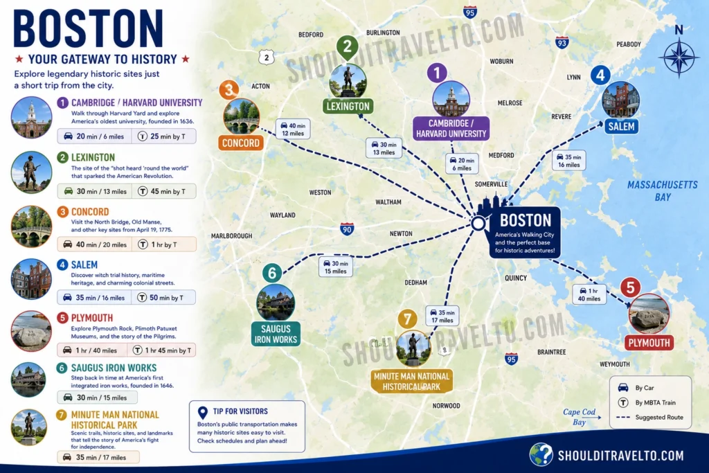 map of boston in New. England
