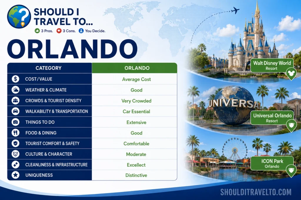 Should I Travel To ... Orlando scorecard