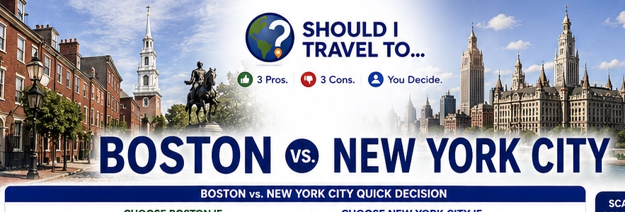 Should I Travel To ... Boston vs. New York City snapshot thumbnail