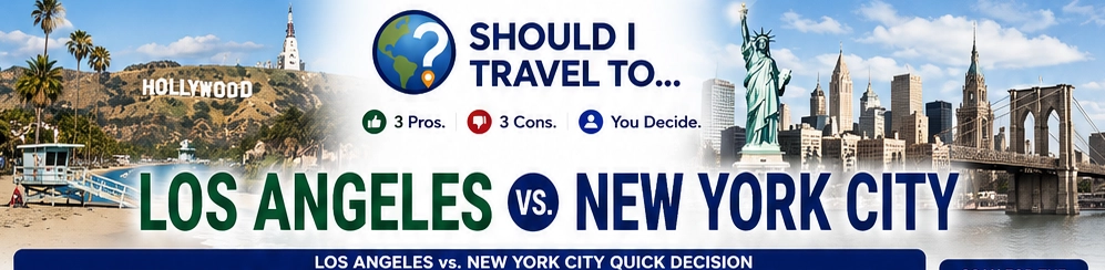 Should I Travel To .. Los Angeles vs. New York City snapshot thumbnail