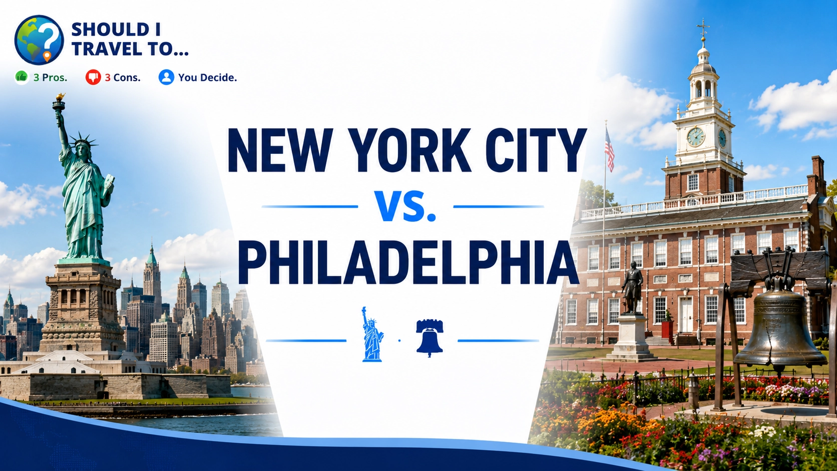 Should I Travel To ... New York City vs. Philadelphia header