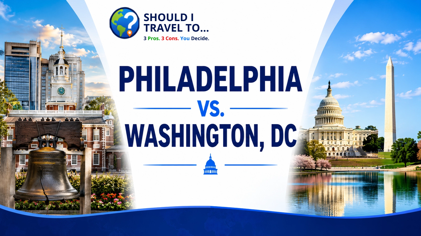 Should I Travel To ... Philadelphia vs. Washington, DC, header