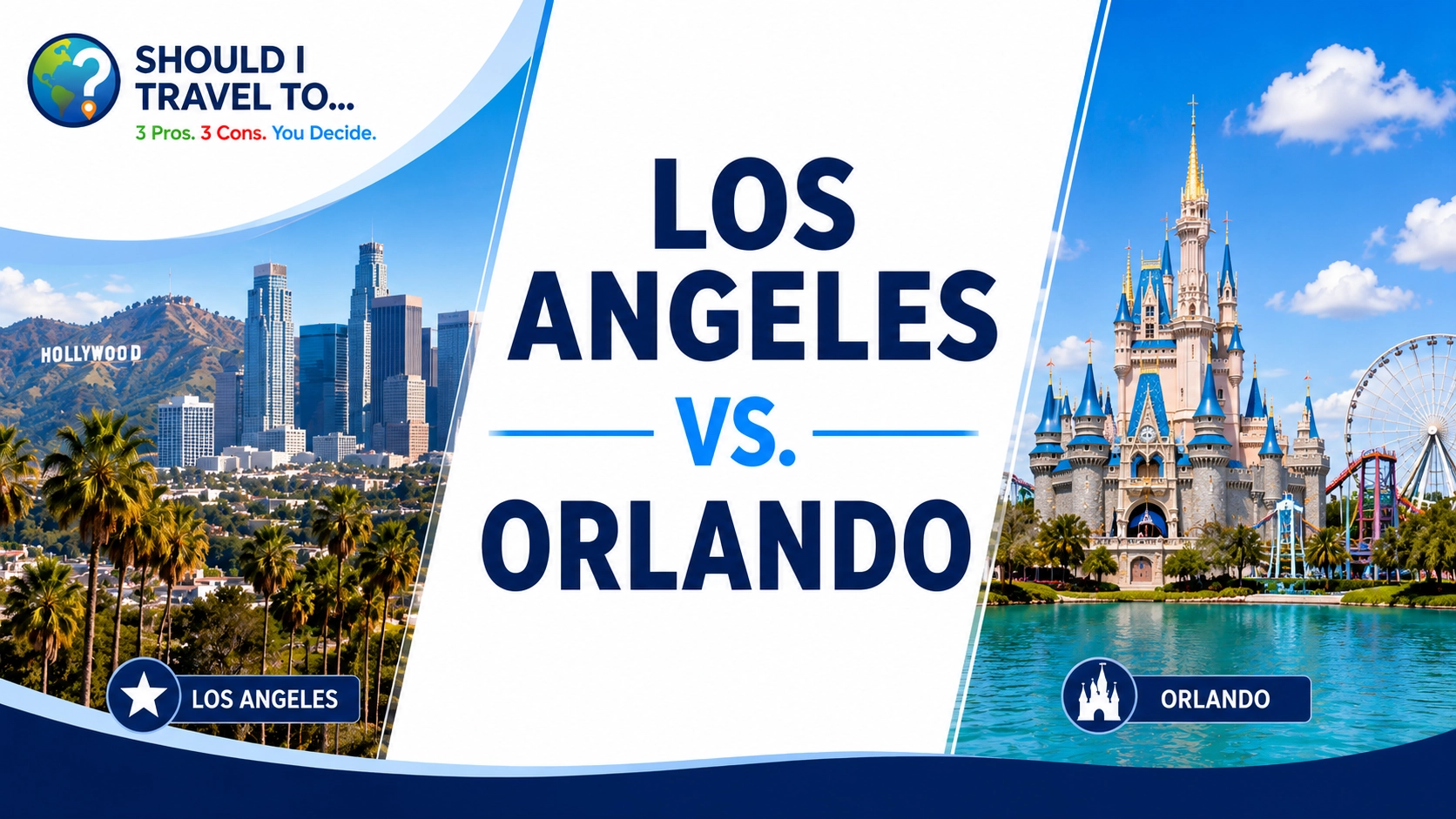 Should I Travel To ... Los Angeles vs. Orlando header image