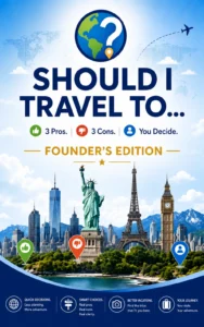 Should I Travel To ... Travel Guide: Founder's Edition cover image
