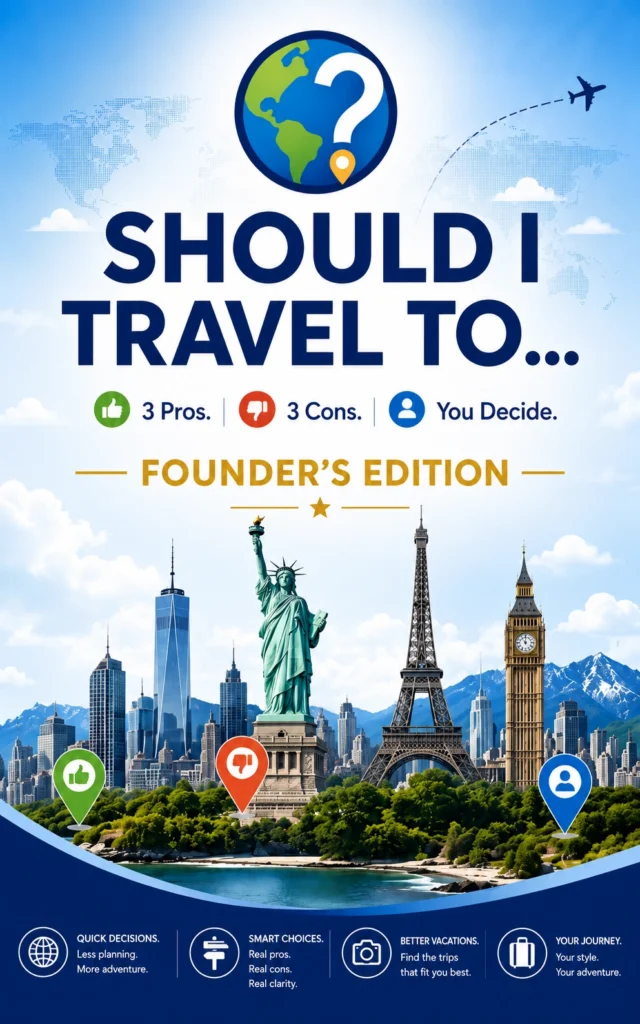 Should I Travel To ... Travel Guide: Founder's Edition cover image