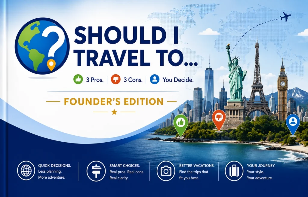 Should I Travel To ... Founder's Edition book cover vertical
