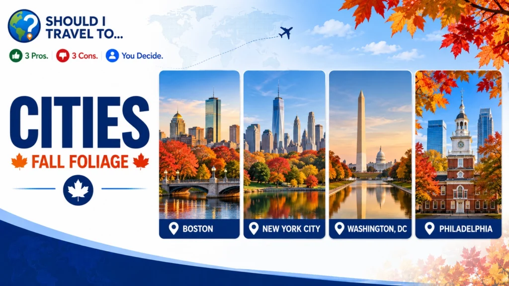 fall foliage cities for first-time visitors