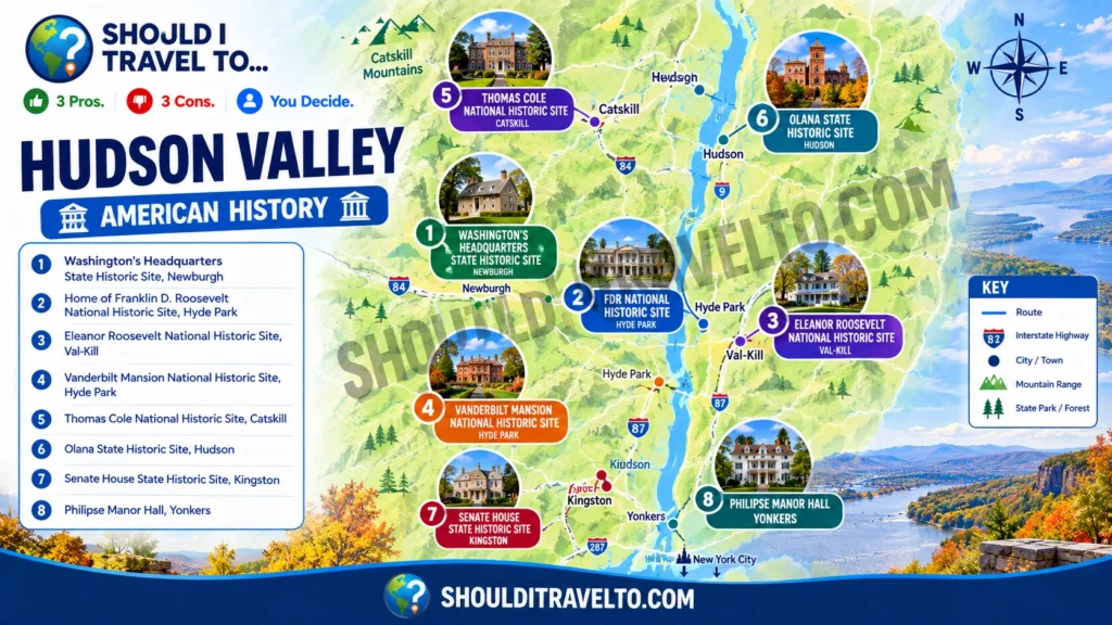 American History to see in the Hudson Valley for first time visitors