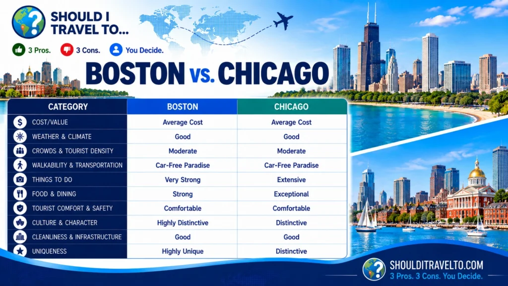 Boston vs. Chicago scorecard