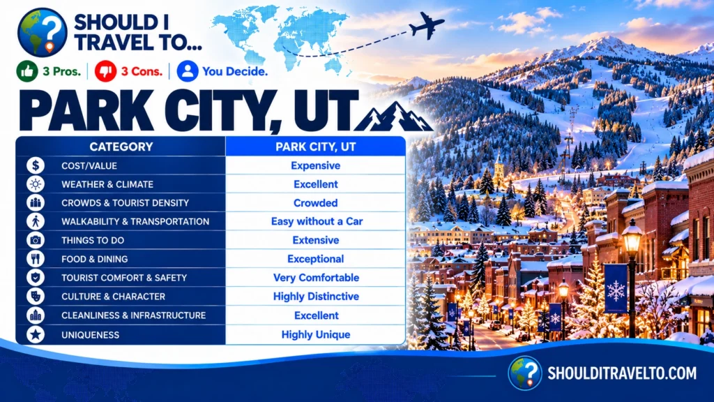Should I Travel To .. Park City, UT, scorecard